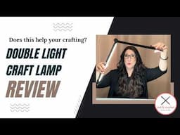 Toolour 2 in 1 Double Head Desk Lamp Review - Crafting Lamp Review - LED Desk Lamp Review