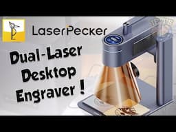 LasperPecker LP4 Dual-Laser Portable Desktop Engraver! - REVIEW