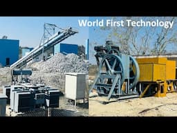 World First flywheel technology at stone Crusher - Flywheel Technology - one world one machine