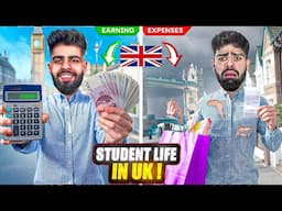 Can YOU Survive in UK🇬🇧on Part-Time Jobs ? - Monthly Earnings vs Expenses in UK | Student Life in UK