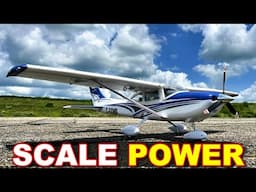 POWERFUL Scale Perfection - FMS Cessna 182 RC Airplane