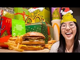 McDonald's NEW Grinch Meal + Happy Meal 🎄 (Dill Pickle Fries, Socks + Toys)