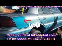 Got Nasty Old Car Paint? Do This To Bring Back The Good Remaining Paint! Buy Lukat! Miami Florida