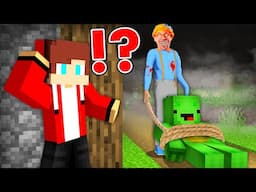 Why EVIL Blippi EXE Kidnapped JJ and Mikey in Minecraft - Maizen?!