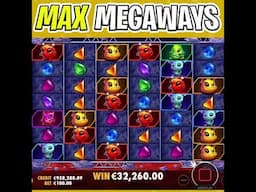 ROCKET BLAST MEGAWAYS SLOT 🤑 €100 BET‼️MAX MEGAWAYS #shorts