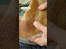 Have you made ragi dosa sooo crispy and spongy with one batter 🤔 if not, then let's make it 👍#shorts