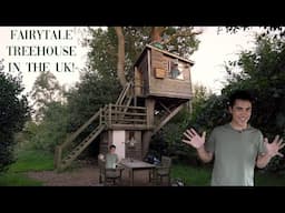 THE FANTASY TREEHOUSE IN THE UK | Elham Treehouse | Louis Stays