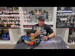 JConcepts Pre-Trimmed Polycarbonate 1/8th Razor Wing