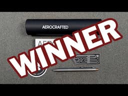 GIVEAWAY WINNER - Aerocrafted Retract Click Pen - Ultra Portable Titanium EDC Pen