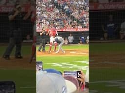 Shohei Ohtani 大谷翔平 Hit on the Nuts 🥜 at Bat ⚾️ @ Angel Stadium 🏟️- Dodgers