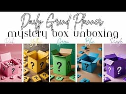 My Mystery Box From The Daily Grind Planner has arrived! What's Inside? | Unboxing