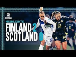 Finland 2-0 Scotland (2-0 agg.) | 2025 UEFA Women's EURO Play-off Final | SWNT