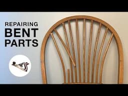 Craftsman Repairs Broken Furniture with Bent Wood Parts - a Fixing Furniture Restoration