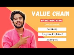 What is Value Chain in Strategic Management ? Meaning, Diagram & Examples | Explained in Hindi !