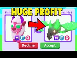 I Traded MEGA SECRET PET in Adopt Me! (PROFIT)