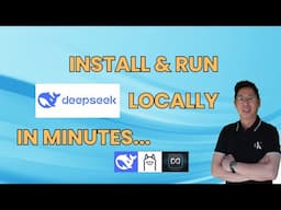 The easiest way to install and run Deepseek-r1 model locally by ‪@SimonThuta