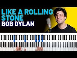 How To Play "Like a Rolling Stone" by Bob Dylan [Piano Tutorial + Chord Chart]