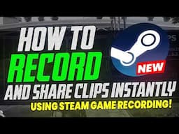 🔧 How to setup STEAM GAME RECORDING on ANY PC to RECORD Gameplay, Clips & share! (OBS, Shadowplay..)