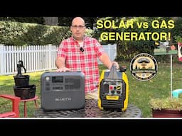 Solar vs Gasoline Generator Showdown and the winner!!