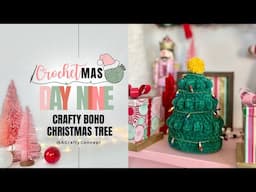 Crochetmas Day 9- Crafty Boho Christmas Tree