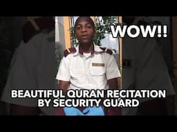 Beautiful Quran Recitation by Security Guard | Surah Ali Imran