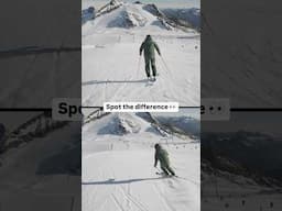 Spot the Difference - How to Balance While Skiing