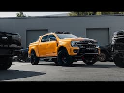 2025 Ford Ranger Wildtrak Predator X Body Kit in Cyber Orange