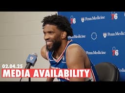 Philadelphia 76ers Postgame Media Availability | Joel Embiid | 02.04.25