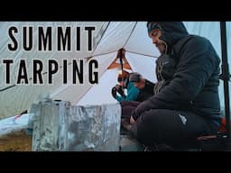 Freezing Winter Summit Tarping on Pendle Hill in the Mountainsmith Mountain Shelter LT