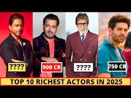 Top 15 Richest Bollywood Actors List In 2025 - Allu Arjun - Salman Khan - SRK - Ranbir Kapoor