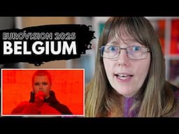 Vocal Coach Reacts to Red Sebastian 'Strobe Lights' Belgium Eurovision 2025