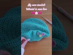 CROCHET Beret #crochet #shortsyoutube #shorts #youtubeshorts