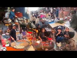 The famous food street of Afghanistan | Marko Bazaar Street food | Liver fry | Roosh | Chapli Kabab