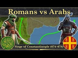 Romans vs Arabs. Siege of Constantinople by the Umayyad Caliphate (674–678)