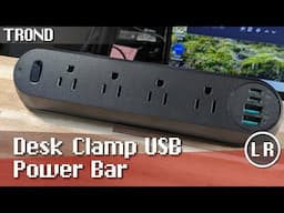 TROND Desk Clamp USB Power Bar