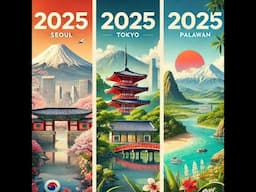 Best Travel Destinations for 2025 🌏 Tokyo vs Seoul vs Palawan – Where Should You Go?