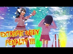 I PUNCH A KID IF I FALL..EXTREME OBBY!!! | Sakura School Simulator