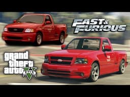 GTA 5: Brian's 'Fast and Furious' Ford F-150 SVT Lightning - Vapid Firebolt ASP REPLICA BUILD!