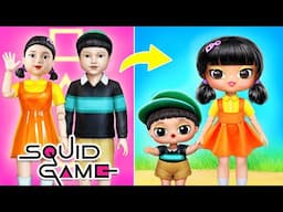 Squid Game 3: Young-Hee vs Chul-Su! 32 DIYS for Squid Game Dolls