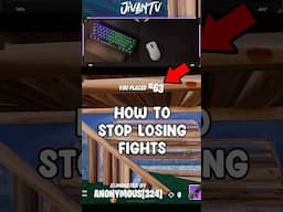 How to Stop Losing Fights