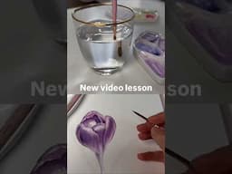 How to Use a Brush for Realistic Watercolor Painting #everydaywatercolor #tipsandtricks #watercolor