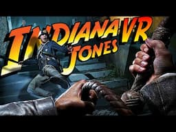 This INDIANA JONES VR MOD is INCREDIBLE! // These VR Mods Are The Future! (Quest 3 PCVR)