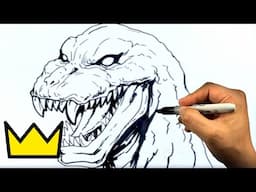 How to Draw GODZILLA - GMK