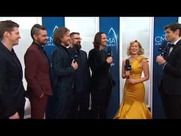 Home Free CMA montage of mentioning "Grandma got run over by a reindeer" 2018, 2019, 2023, & 2024