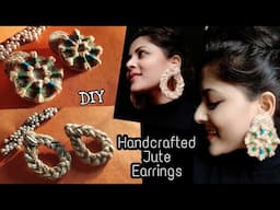 Handcrafted Jute Earrings | DIY