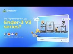 🔍The Right Printer For You:Ender-3 V3 Series?🔑