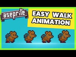 Animate Player Walk Cycle in Aseprite - Pixel Art Tutorial for Beginners