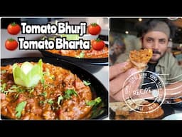 Tamatar ka Bharta and Tamatar ki Bhurji - Fast Food Recipes 2025 - My Kind of Productions 🍅