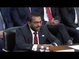 Wow! The Kash Patel Confirmation Hearing Was Something Else