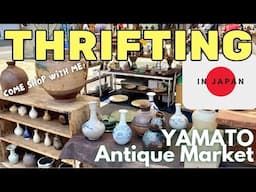 KANAGAWA YAMATO ANTIQUE MARKET✨in the HEIGHT OF SUMMER🫠THRIFTING & ANTIQUING IN JAPAN🇯🇵